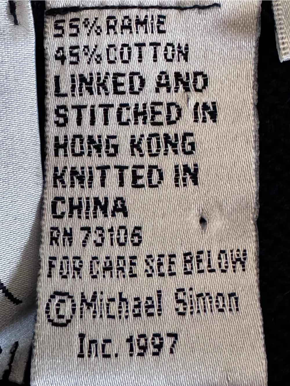 Michael Simon Black Vest with Blue Sequin Hummingbirds & dragonflies vintage - Picture 7 of 9